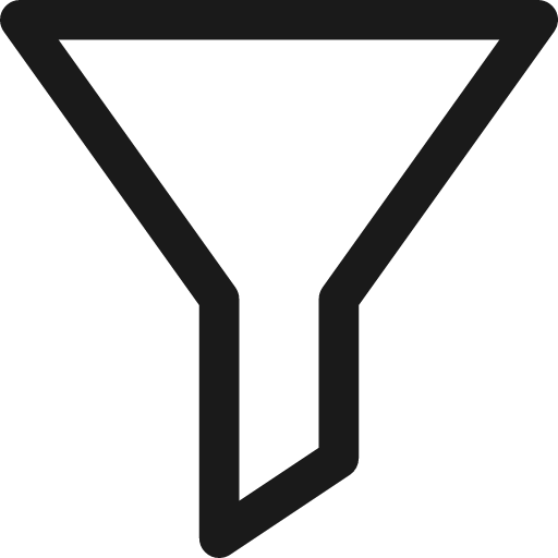 Filter 2 icon, line style, from Streamline