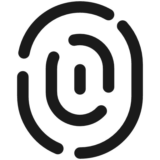 Fingerprint 2 icon, line style, from Streamline
