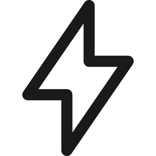 Flash 2 icon, line style, from Streamline