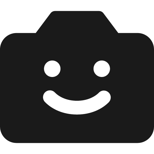 Front camera solid icon, filled style, from Streamline