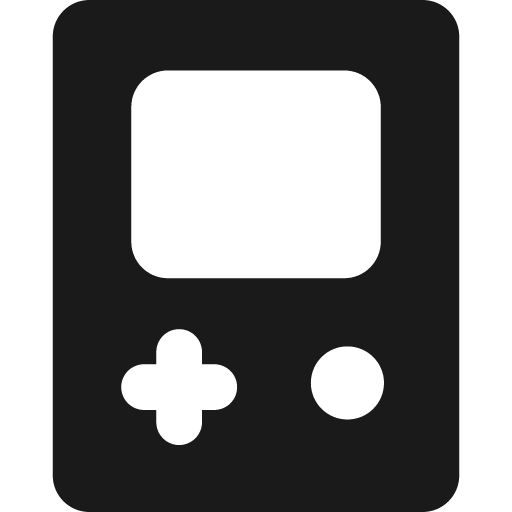 Gameboy solid icon, filled style, from Streamline