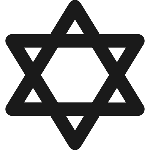 Hexagram remix icon, solid style, from Streamline