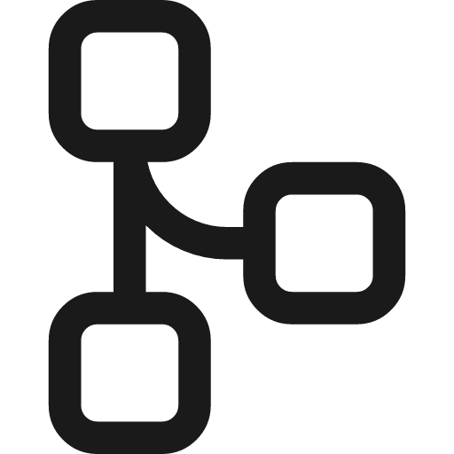 Hierarchy 4 icon, line style, from Streamline