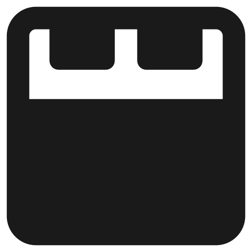 Hotel bed 2 remix icon, solid style, from Streamline