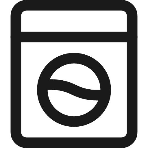Hotel laundry icon, line style, from Streamline