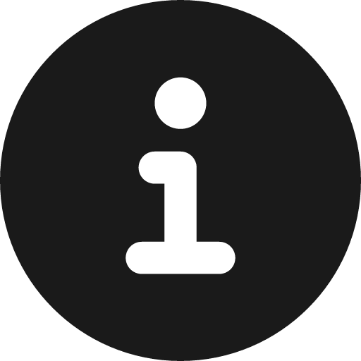Information circle solid icon, filled style, from Streamline