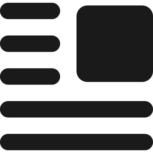 Insert top right solid icon, filled style, from Streamline
