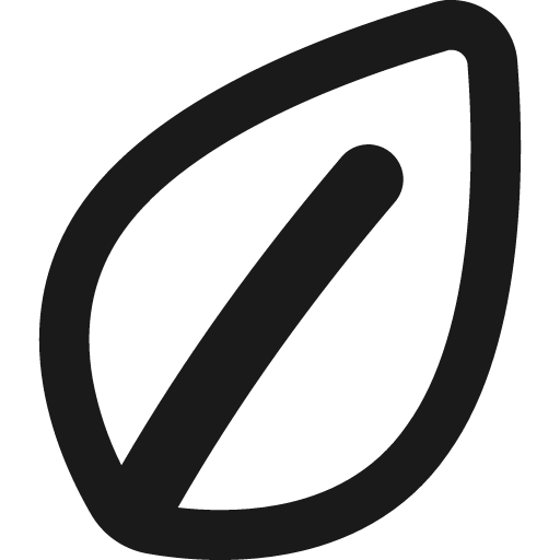 Leaf remix icon, solid style, from Streamline