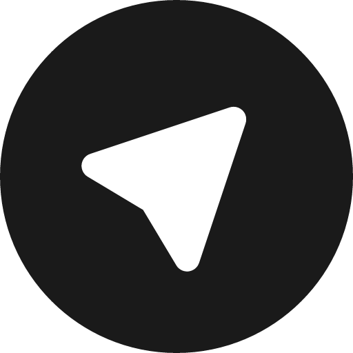 Location compass 1 solid icon, filled style, from Streamline