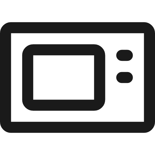 Microwave icon, line style, from Streamline