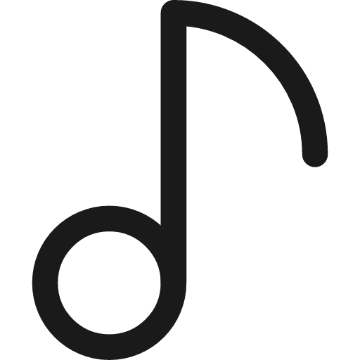 Music note 1 icon, line style, from Streamline