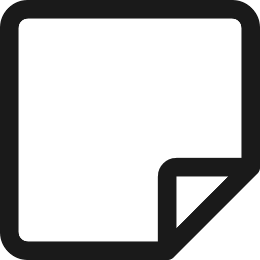 New sticky note icon, line style, from Streamline