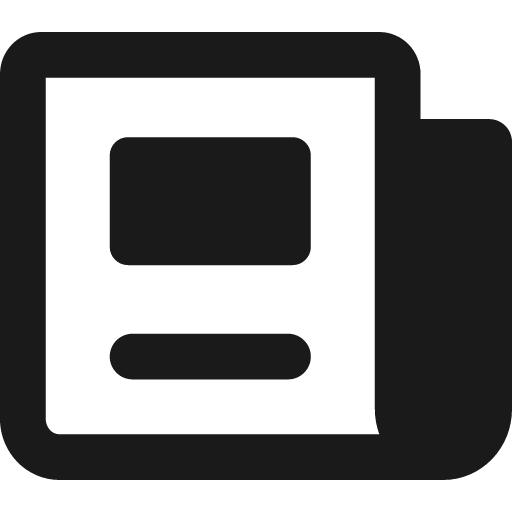 News paper remix icon, solid style, from Streamline