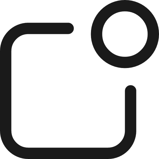 Notification application 1 icon, line style, from Streamline