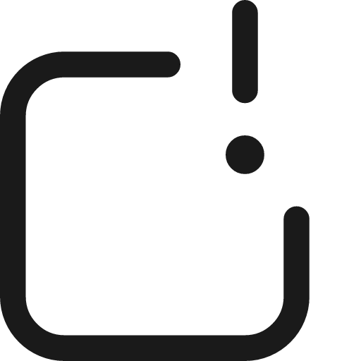 Notification application 2 icon, line style, from Streamline