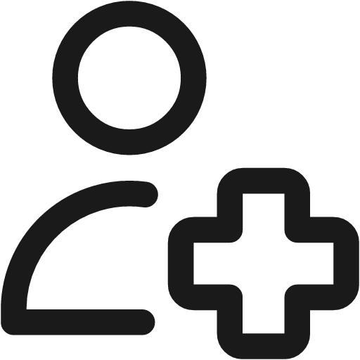 Nurse assistant emergency icon, line style, from Streamline