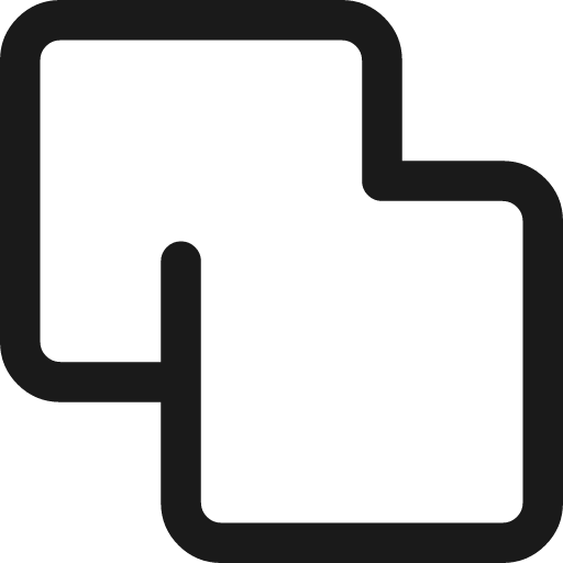 Pathfinder merge icon, line style, from Streamline