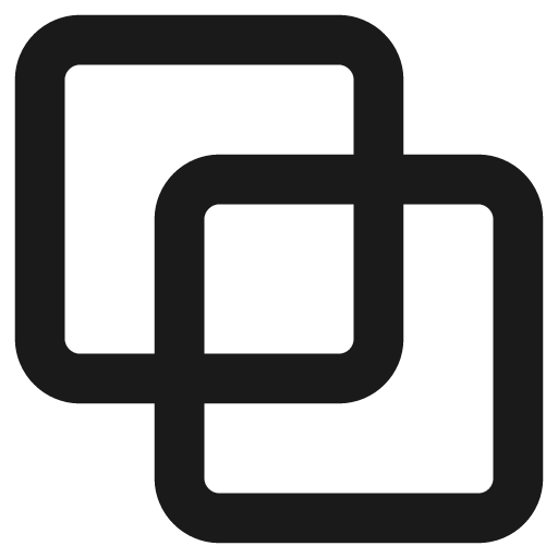Pathfinder square divide remix icon, solid style, from Streamline