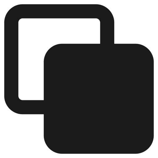 Pathfinder square trim remix icon, solid style, from Streamline