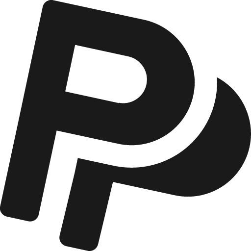 Paypal solid icon, filled style, from Streamline
