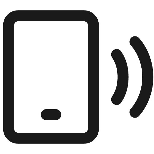 Phone ringing 2 icon, line style, from Streamline