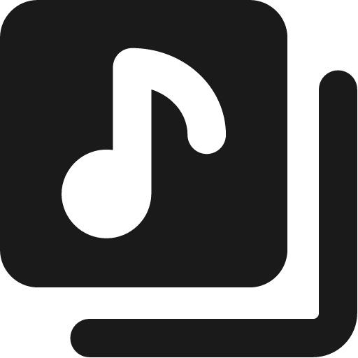 Play list 5 solid icon, filled style, from Streamline