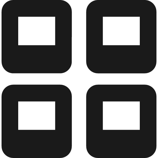 Polaroid four solid icon, filled style, from Streamline