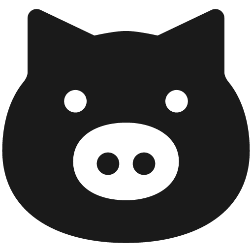 Pork meat solid icon, filled style, from Streamline