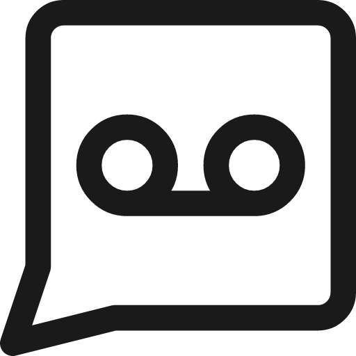 Recording tape bubble square icon, line style, from Streamline