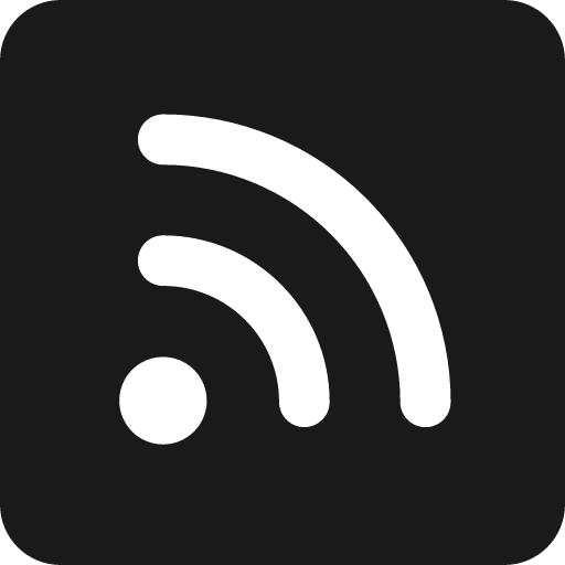 Rss square solid icon, filled style, from Streamline