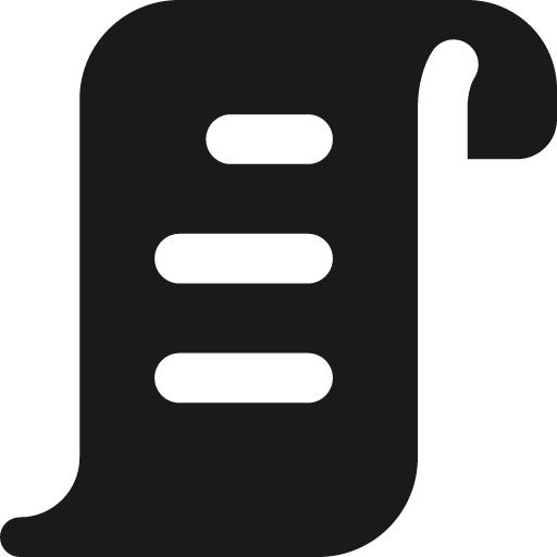 Script 2 solid icon, filled style, from Streamline
