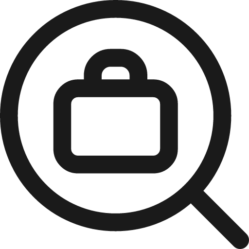 Search dollar icon, line style, from Streamline