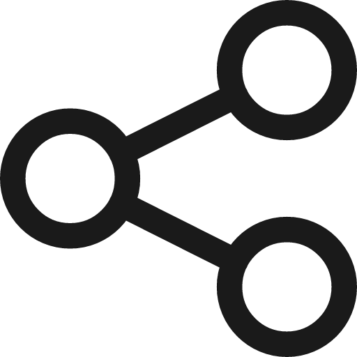 Share link icon, line style, from Streamline