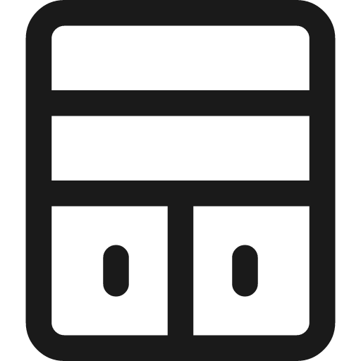 Shelf icon, line style, from Streamline