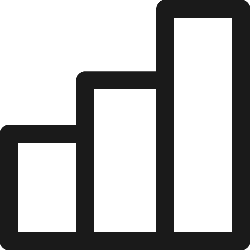 Signal full icon, line style, from Streamline