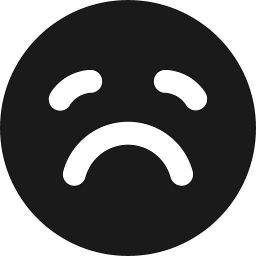Smiley crying 1 solid icon, filled style, from Streamline