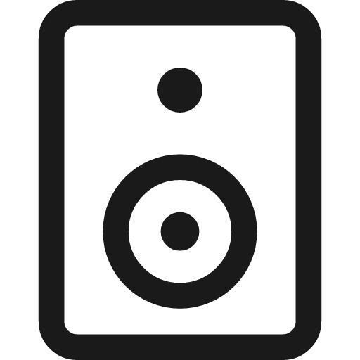 Speaker 2 icon, line style, from Streamline