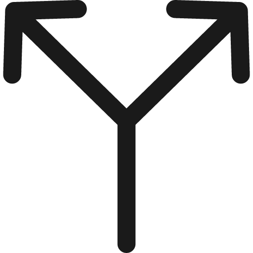 Split vertical icon, line style, from Streamline