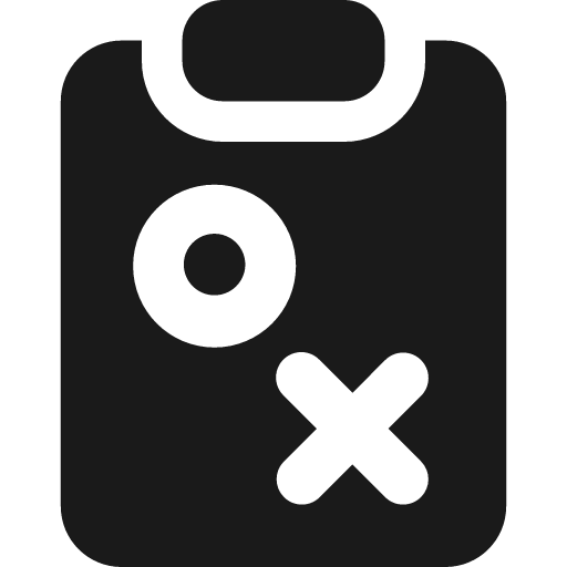 Strategy tasks solid icon, filled style, from Streamline