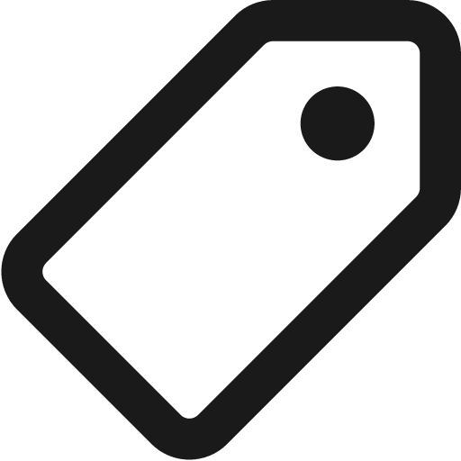 Tag remix icon, solid style, from Streamline