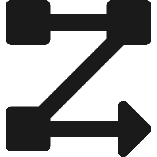 Text flow rows solid icon, filled style, from Streamline