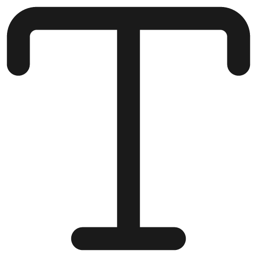 Text style remix icon, solid style, from Streamline