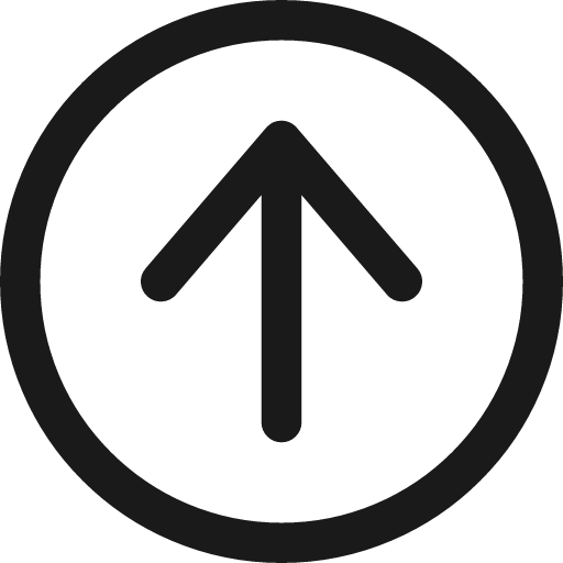 Upload circle icon, line style, from Streamline