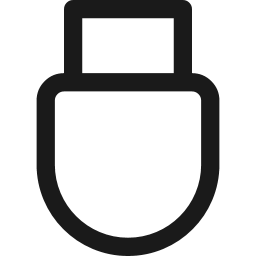 Usb drive icon, line style, from Streamline