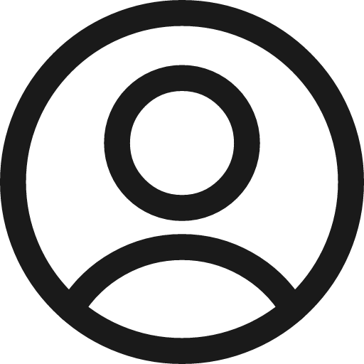 User circle single icon, line style, from Streamline
