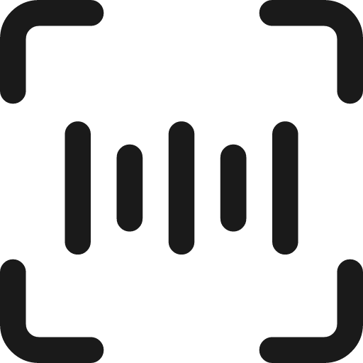 Voice scan 2 icon, line style, from Streamline