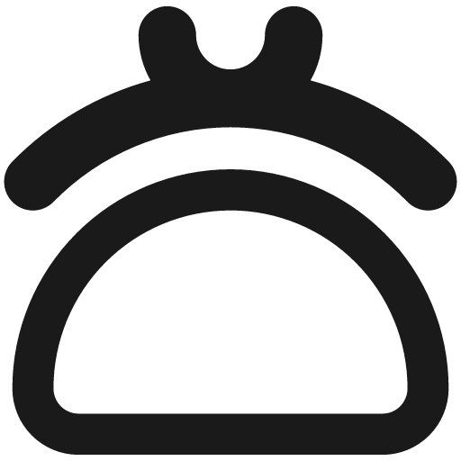 Wallet purse remix icon, solid style, from Streamline