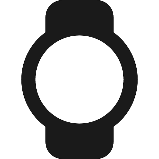 Watch 1 remix icon, solid style, from Streamline