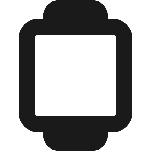 Watch 2 solid icon, filled style, from Streamline