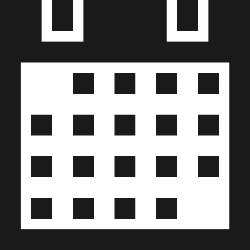 Calendar 1 icon, solid style, from Subway Icon Set